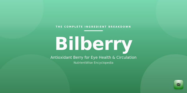 The Complete Ingredient Breakdown: Bilberry